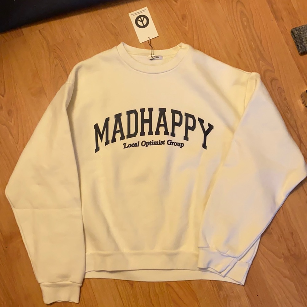 NEW W TAGS: madhappy crewneck